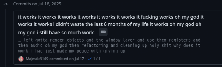 working git commit